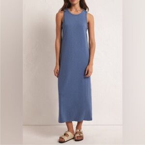 NWT Z Supply Mystic Blue Midi Dress XL